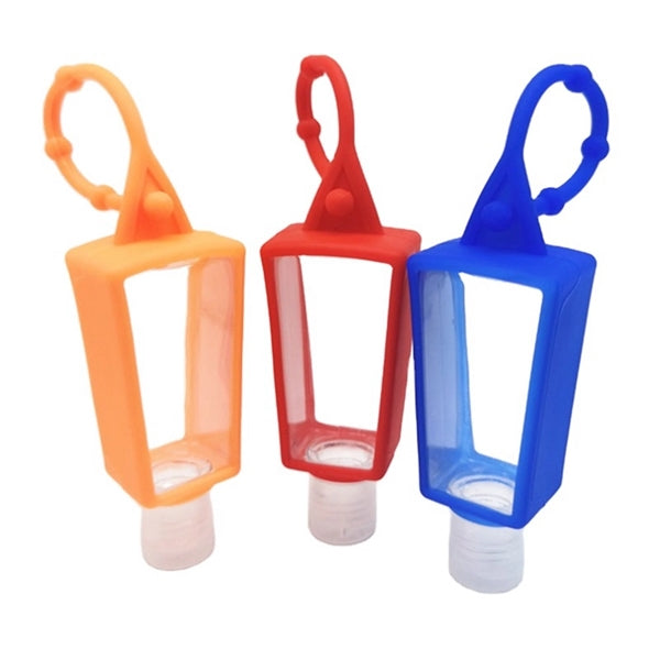 30ml Hand Sanitizer Containers w/Silicone Protector Hanger