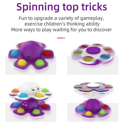Face-Changing Octopus Bubble Decompression Toy