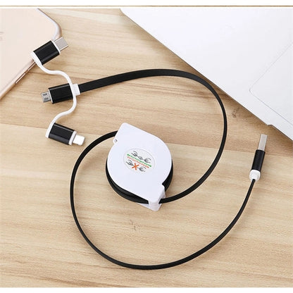 Retractable USB 3in1 Charging Cable