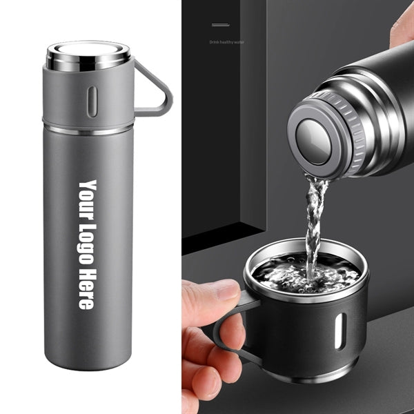 Insulated Vacuum Bottle With Cup