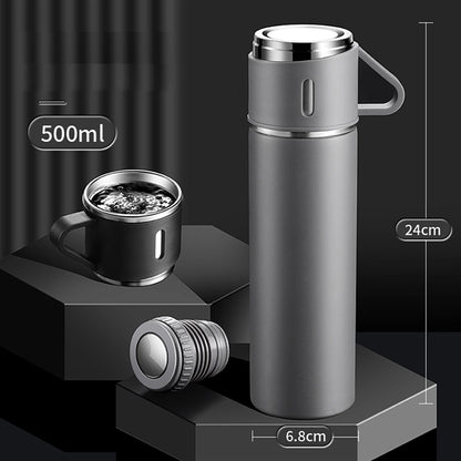 Insulated Vacuum Bottle With Cup