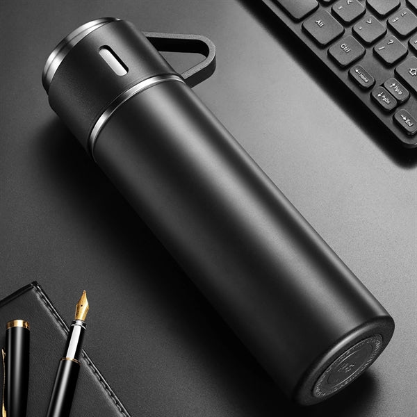 Insulated Vacuum Bottle With Cup