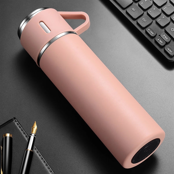 Insulated Vacuum Bottle With Cup