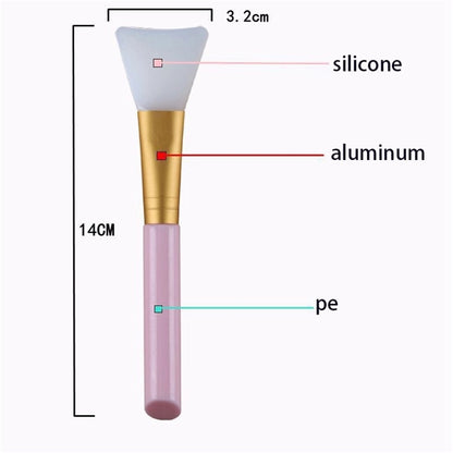 Custom Logo Silicone Gel DIY Makeup Brushes