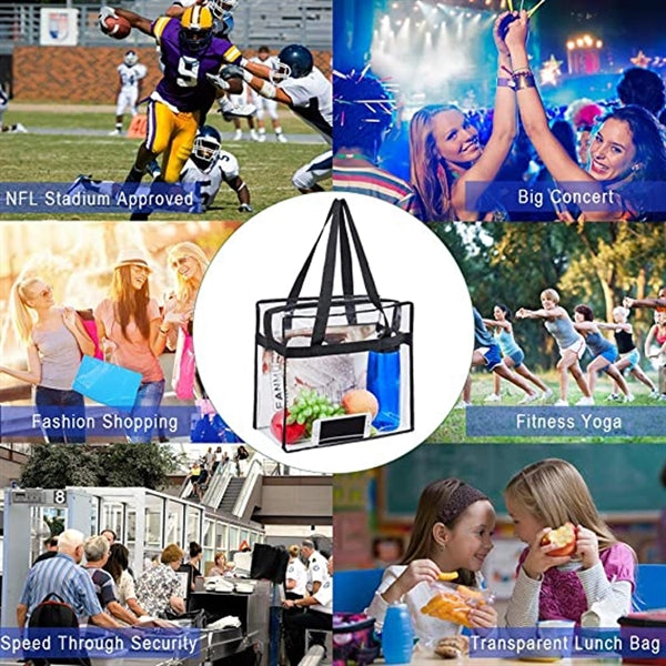 Clear PVC Stadium Bag