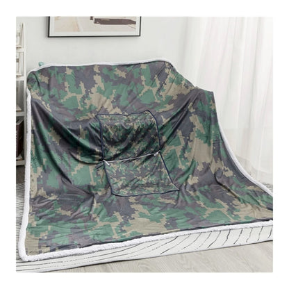 60x80 Oversize Sherpa Velvet Sublimation Pillow Blankets