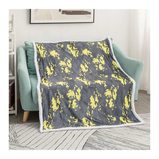 40x50 Luxury Sherpa Plush Crystal Velvet Sublimation Blanket