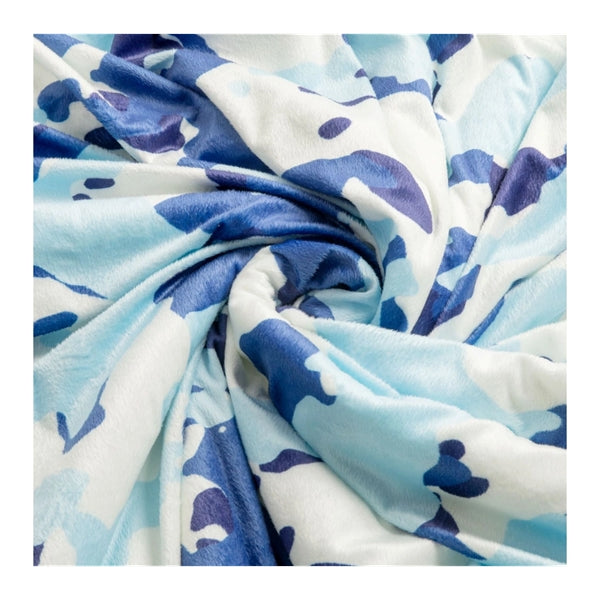 50x60 Plush Crystal Velvet Throw Sublimation Sherpa Blanket