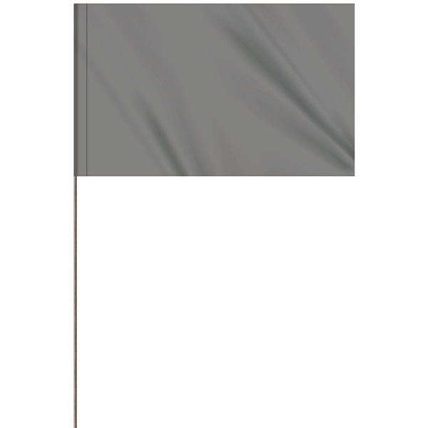 1-Color 5 x 8" Custom Marking Flag with 30" Wire Staff