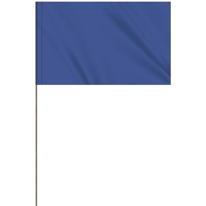 1-Color 5 x 8" Custom Marking Flag with 36" Wire Staff
