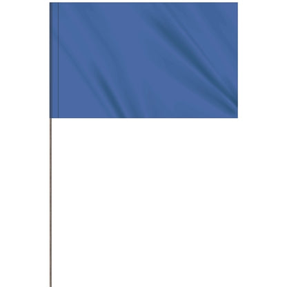 1-Color 5 x 8" Custom Marking Flag with 36" Wire Staff