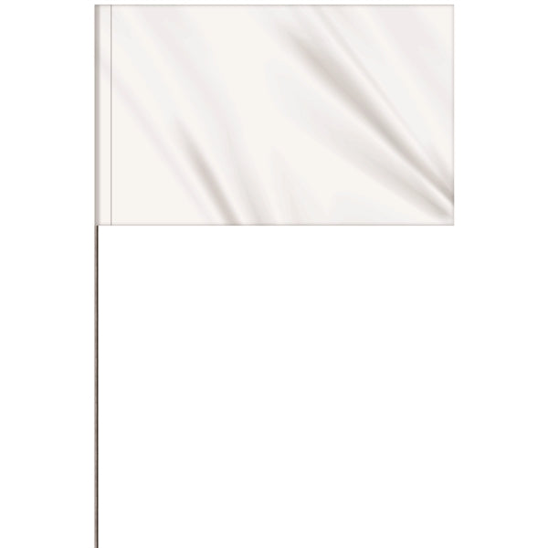 1-Color 5 x 8" Custom Marking Flag with 36" Wire Staff