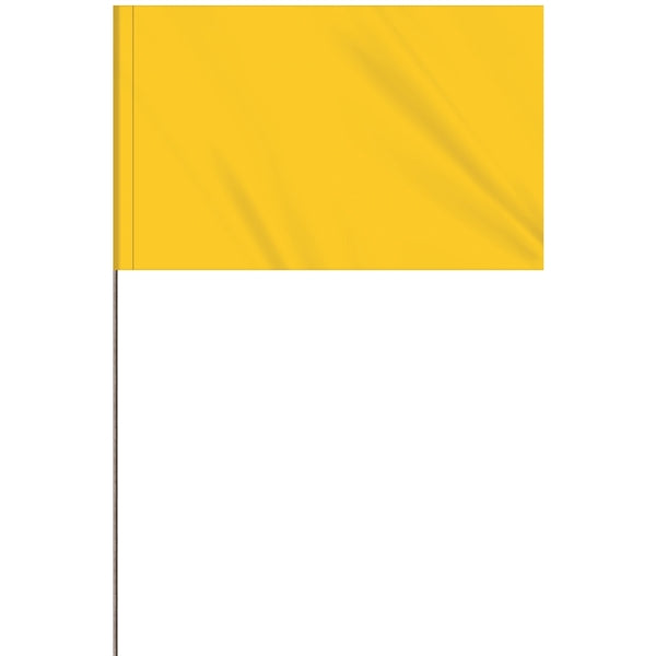 1-Color 5 x 8" Custom Marking Flag with 36" Wire Staff