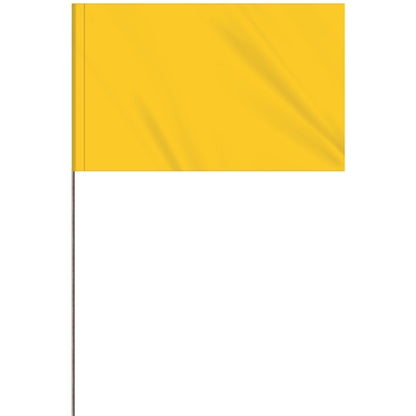 1-Color 5 x 8" Custom Marking Flag with 36" Wire Staff
