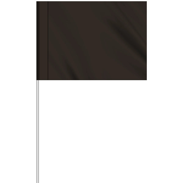 1-Color Custom Marking Flag w/11.5" Plastic Staff