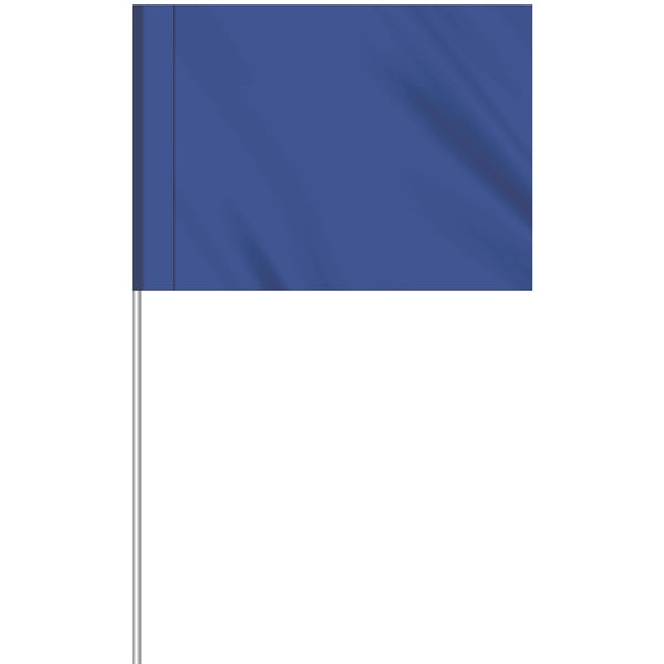 1-Color Custom Marking Flag w/11.5" Plastic Staff