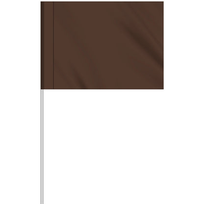 1-Color Custom Marking Flag w/11.5" Plastic Staff