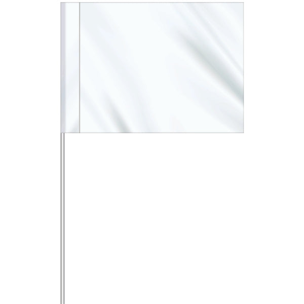 1-Color Custom Marking Flag w/11.5" Plastic Staff