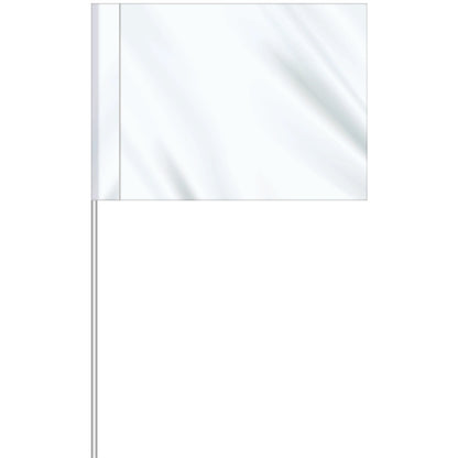 1-Color Custom Marking Flag w/11.5" Plastic Staff