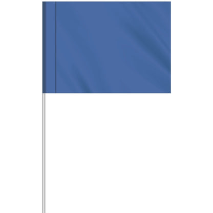 1-Color Custom Marking Flag w/11.5" Plastic Staff