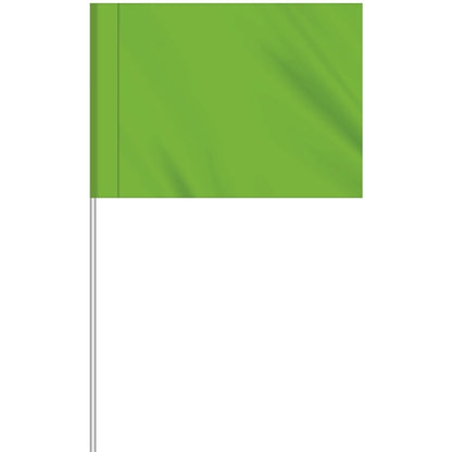 1-Color Custom Marking Flag w/11.5" Plastic Staff