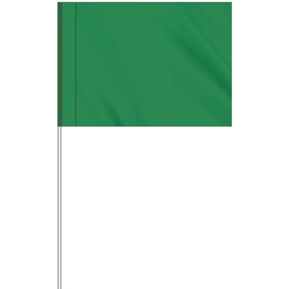 1-Color Custom Marking Flag w/11.5" Plastic Staff