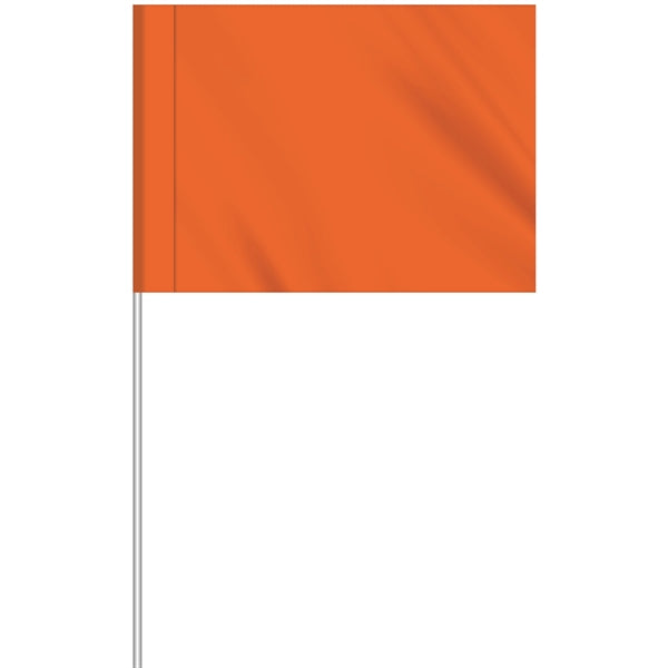 1-Color Custom Marking Flag w/11.5" Plastic Staff