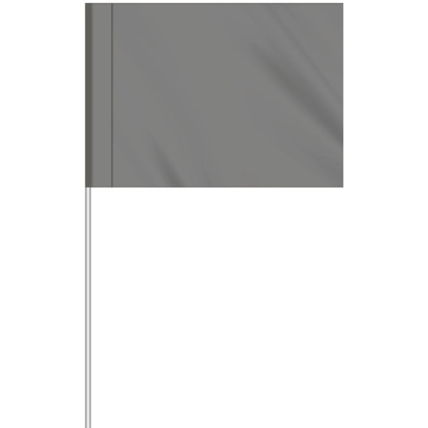 1-Color Custom Marking Flag w/11.5" Plastic Staff