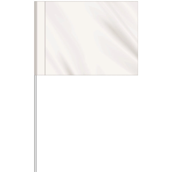 1-Color Custom Marking Flag w/11.5" Plastic Staff