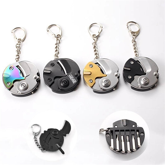 Multifunctional Screwdriver Set With Key Chain