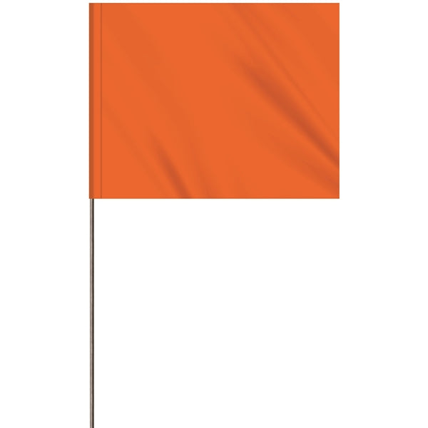 1-Color 4" x 5" Custom High Gloss PE Marking Flag