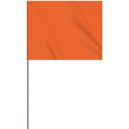 1-Color 4" x 5" Custom High Gloss PE Marking Flag