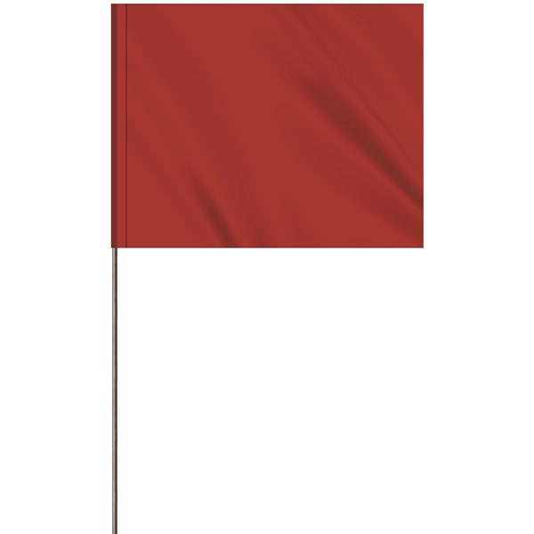 1-Color 4" x 5" Custom High Gloss PE Marking Flag