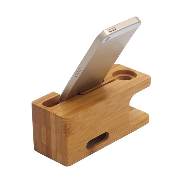 Bamboo Charging Station Wood Charge Dock