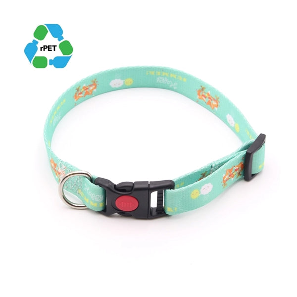 5/8"x12" rPET Sublimation Pet Collar w/ Buckle Release
