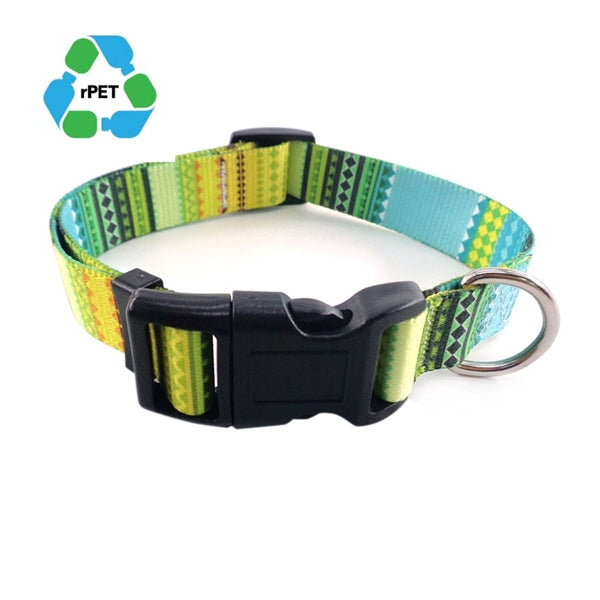 5/8"x12" rPET Sublimation Pet Collar w/ Buckle Release