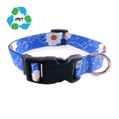 5/8"Wx14"L rPET Sublimation Pet Collar w/ Buckle Release
