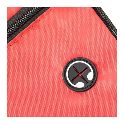 Tri-Color Drawstring Backpack w Earphone Slot & Front Pocket