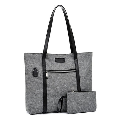 15.6 Inch Laptop Tote Bag With Usb Charging Port