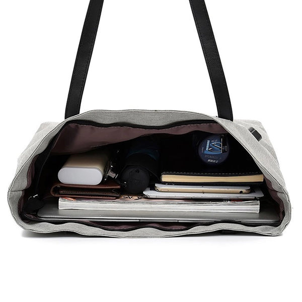 15.6 Inch Laptop Tote Bag With Usb Charging Port