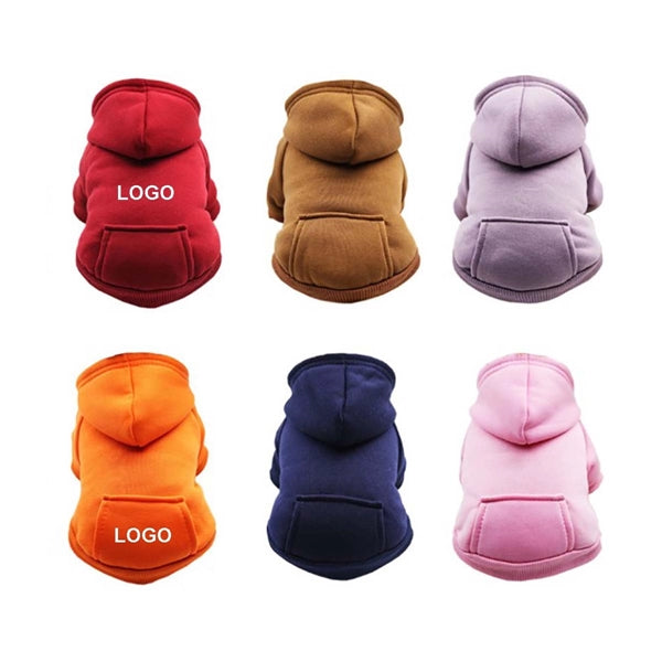 Pet Dog Hoodie With Pocket