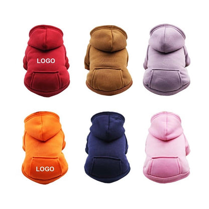 Pet Dog Hoodie With Pocket