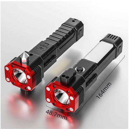 Usb Rechargeable Safety Hammer Flashlight