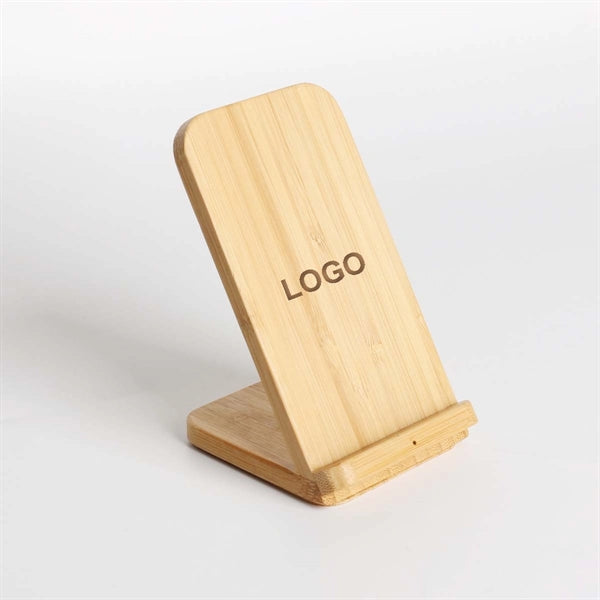 Bamboo Wireless Charging Stand