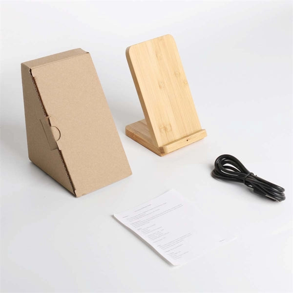 Bamboo Wireless Charging Stand