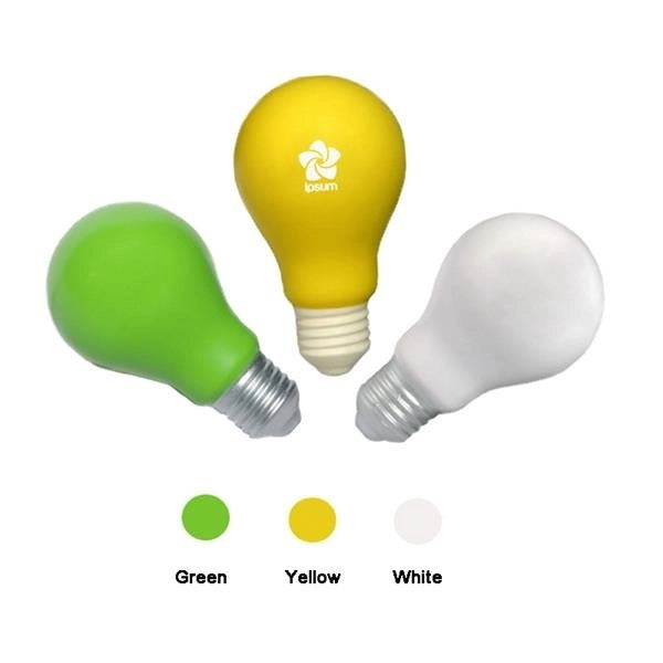 PU Material Creative Lightbulb Shape Stress Reliever Balls