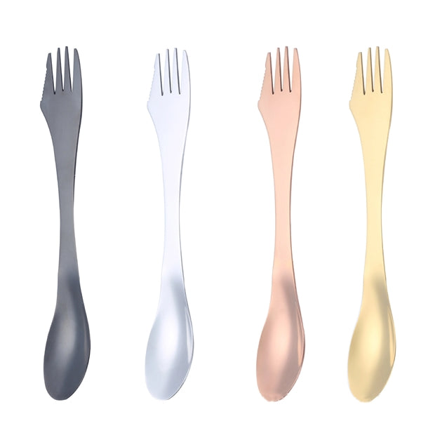 Stainless Steel 2-in-1 Spoon-Fork