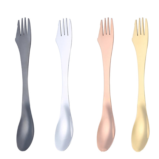 Stainless Steel 2-in-1 Spoon-Fork