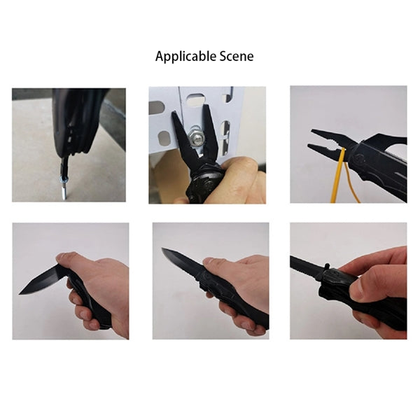 Multitool With Spring-Action Pliers & Scissors