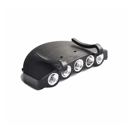 Bright 5 Led Clip On Hat Head